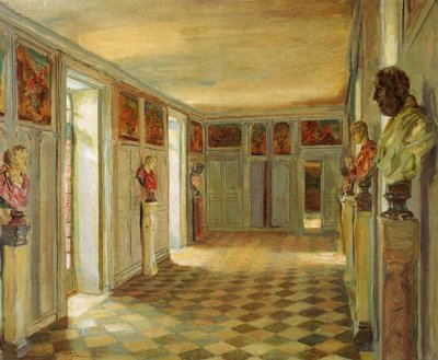 Gallery of Busts, Chateau du Reveillon by Walter Gay